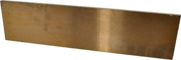 Value Collection - 1/4 Inch Thick x 3 Inch Wide x 12 Inch Long, Ground Bearing Bronze Rectangular Bar - Alloy SAE 660 (CDA 932) - Americas Tooling