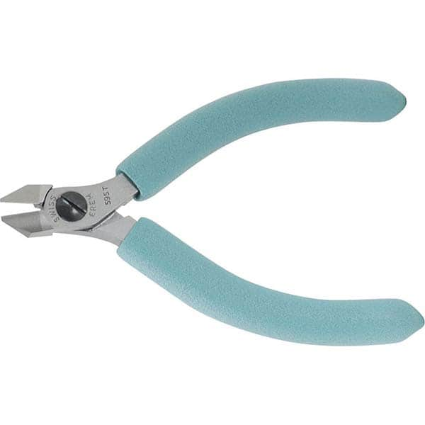 Diagonal Cutting Plier: 0.43″ Jaw Width, Oval Head