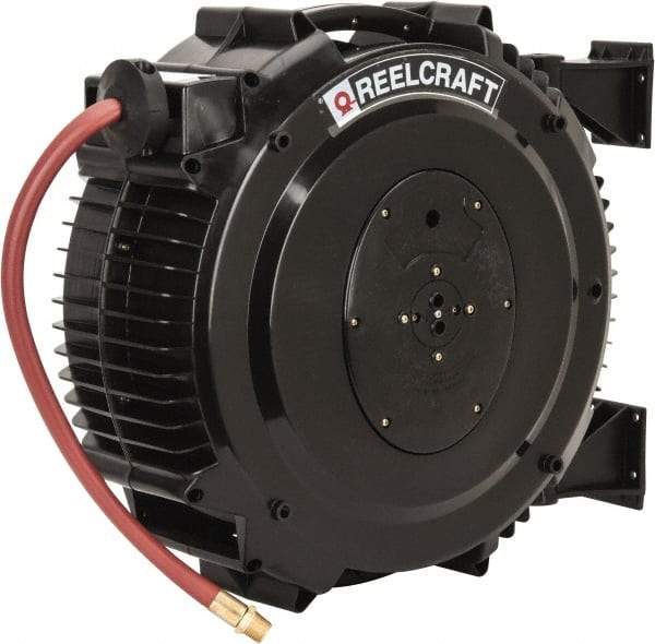 Reelcraft - 50' Spring Retractable Hose Reel - 232 psi, Hose Included - Americas Tooling