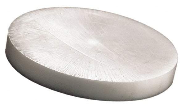 Made in USA - 4 Inch Diameter, 1 Inch Thick, Plastic Disc - Natural, Acetal - Americas Tooling