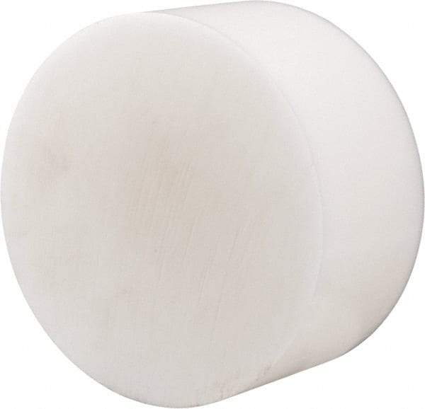 Made in USA - 3 Inch Diameter, 3 Inch Thick, Plastic Disc - Natural, Acetal - Americas Tooling