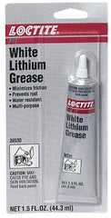 Loctite - 1.5 oz Cartridge Lithium General Purpose Grease - White, 380°F Max Temp, - Americas Tooling