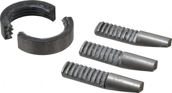 Jacobs - Drill Chuck Jaw and Nut Unit - Compatible with Chuck No. 34, For Use with Plain Bearing Drill Chucks - Exact Industrial Supply