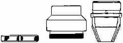 Jacobs - Drill Chuck Jaw Guide - Compatible with Chuck No. 130, For Use with Keyless Precision Drill Chucks - Exact Industrial Supply