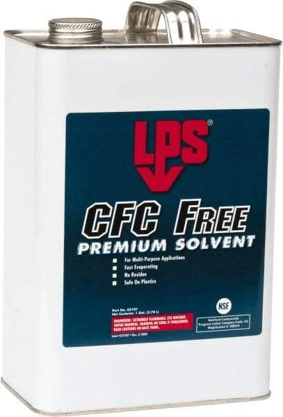 LPS - 1 Gallon Bottle Contact Cleaner - 0°F Flash Point, Flammable, Food Grade, Plastic Safe - Americas Tooling