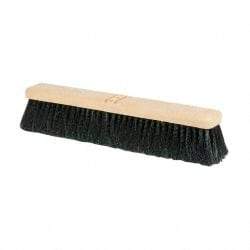 PRO-SOURCE - 18" General Purpose Polypropylene Push Broom - 3" Bristle Length, Plastic Block, Bolt-On Handle Connection, Handle Sold Separately - Americas Tooling