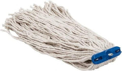 PRO-SOURCE - 1" White Head Band, X-Large Cotton Cut End Mop Head - 4 Ply, Screw On Connection, Use for Heavy Duty Floor Cleaning - Americas Tooling