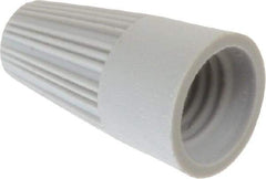 Thomas & Betts - 1, 22 + & 1, 20 to 2, 16 AWG, 300 Volt, Corrosion Resistant, Standard Twist on Wire Connector - Gray - Americas Tooling