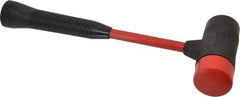 Proto - 1-7/16 Lb Head 2" Face Steel Soft Face Hammer with Tips Hammer - 13-3/4" OAL, Fiberglass Handle - Americas Tooling