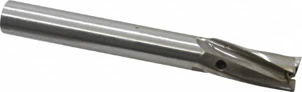 Value Collection - 35/64" Diam, 1/2" Shank, Diam, 3 Flutes, Straight Shank, Interchangeable Pilot Counterbore - Americas Tooling