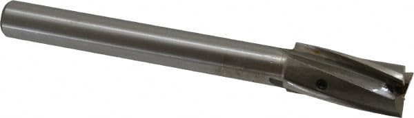 Value Collection - 45/64" Diam, 1/2" Shank, Diam, 3 Flutes, Straight Shank, Interchangeable Pilot Counterbore - Americas Tooling