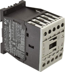 Eaton Cutler-Hammer - 3 Pole, 24 Coil VAC, 20 Amp, Nonreversible Open Enclosure IEC Contactor - 1 Phase hp: 1 at 115 V, 2 at 200 V, 2 at 230 V, 3 Phase hp: 10 at 460 V, 10 at 575 V, 3 at 200 V, 3 at 230 V, 12 Amp Inductive Load Rating Listed - Americas Tooling