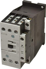 Eaton Cutler-Hammer - 3 Pole, 24 Coil VAC, 40 Amp, Nonreversible Open Enclosure IEC Contactor - 1 Phase hp: 3 at 115 V, 5 at 200 V, 5 at 230 V, 3 Phase hp: 10 at 200 V, 10 at 230 V, 20 at 460 V, 25 at 575 V, 32 Amp Inductive Load Rating Listed - Americas Tooling