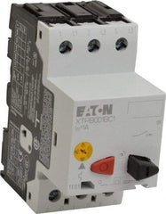 Eaton Cutler-Hammer - 1 Amp, IEC, Open Pushbutton Manual Motor Starter - 45mm Wide x 85mm Deep x 3.6667" High, 1/2 hp at 600 V & 2 hp at 480 V, CE Approved, CSA Certified, DIN VDE, EN/IEC, UL 508 Type E Compliant & UL Listed - Americas Tooling