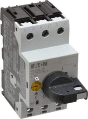 Eaton Cutler-Hammer - 25 Amp, IEC, Open Pushbutton Manual Motor Starter - 45mm Wide x 94mm Deep x 3.6667" High, 15 hp at 480 V, 20 hp at 600 V & 7-1/2 hp at 240 V, CE Approved, CSA Certified, DIN VDE, EN/IEC, UL 508 Type E Compliant & UL Listed - Americas Tooling