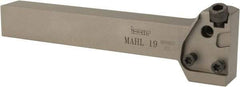 Iscar - MAH, External, Left Hand, Indexable Grooving Tool Holder - 3/4" Shank Height, 3/4" Shank Width, 142.24mm OAL - Americas Tooling