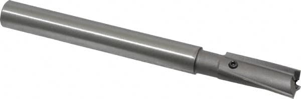 Made in USA - 13/32" Diam, 3/8" Shank, Diam, 3 Flutes, Straight Shank, Interchangeable Pilot Counterbore - Americas Tooling