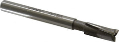 Made in USA - 7/16" Diam, 3/8" Shank, Diam, 3 Flutes, Straight Shank, Interchangeable Pilot Counterbore - Americas Tooling