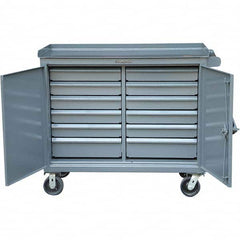 Strong Hold - Tool Storage Carts Type: Tool Cart Number of Drawers: 12 - Americas Tooling