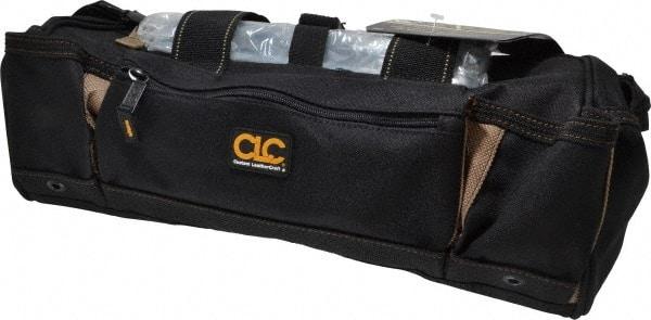 CLC - 23 Pocket Black Polyester Tool Bag - 16" Wide x 8" Deep x 11" High - Americas Tooling