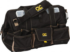 CLC - 37 Pocket Black Polyester Tool Bag - 18" Wide x 11" Deep x 11" High - Americas Tooling