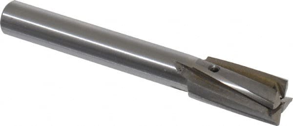 Value Collection - 5/8" Diam, 1/2" Shank, Diam, 4 Flutes, Straight Shank, Interchangeable Pilot Counterbore - Americas Tooling