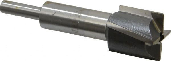 Value Collection - 27/32" Diam, 1/4" Shank, Diam, 4 Flutes, Straight Shank, Interchangeable Pilot Counterbore - Americas Tooling