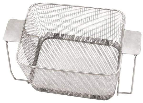 CREST ULTRASONIC - Stainless Steel Parts Washer Basket - 177.8mm High x 215.9mm Wide x 11" Long, Use with Ultrasonic Cleaners - Americas Tooling