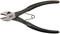 Clauss - 7" OAL, Wire Cutter - 7/8" Jaw Length x 1-1/8" Jaw Width, Standard Head, Vinyl Coated Handle - Americas Tooling