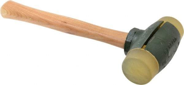 Garland - 4 Lb Head 2" Face Urethane Split Head Hammer - Wood Handle - Americas Tooling