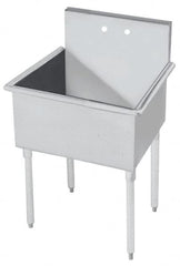 Eagle MHC - 36" Long x 24" Wide Inside, 1 Compartment, Stainless Steel Stainless Steel Scullery Sink - 16 Gauge, 39" Long x 27-1/2" Wide x 42" High Outside, 14" Deep - Americas Tooling