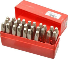 Pryor - 27 Piece, 3/16" Character Steel Stamp Set - Letters, Top Import Heavy Duty - Americas Tooling