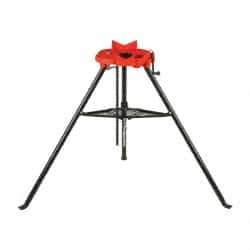 Value Collection - 1/8" to 6" Pipe Capacity, Portable Tristand Chain Vise - Americas Tooling