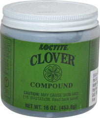 Loctite - 1 Lb Water Soluble Compound - Compound Grade Extra Fine, 280 Grit, Black & Gray, Use on General Purpose - Americas Tooling