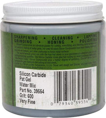 Loctite - 1 Lb Water Soluble Compound - Compound Grade Super Fine, 600 Grit, Black & Gray, Use on General Purpose - Americas Tooling