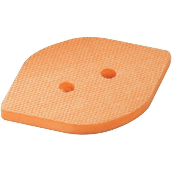 Dynabrade - 2-3/8" Wide, 3-3/4" Long, Tear Drop, Hook & Loop Face Conversion Backing Pad - Americas Tooling