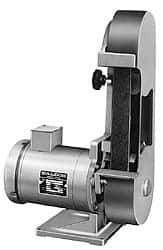 Baldor - 48 Inch Long x 2 Inch Wide Belt Grinder - 1.5 hp, 115/230 Volts, 3600 RPM Disc Speed, Vertical Belt, 6,000, 6300 Ft. per Min Belt Speed - Americas Tooling