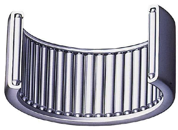 IKO - 1.181" Bore Diam, 3,850 Lb. Dynamic Capacity, 30 x 37 x 16mm, Caged, Open End, Shell Needle Roller Bearing - 1.457" Outside Diam, 0.63" Wide - Americas Tooling