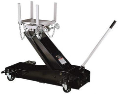 Omega Lift Equipment - 3,000 Lb Capacity Transmission Jack - 7-7/8 to 37-1/4" High, 26" Chassis Width x 46-3/4" Chassis Length - Americas Tooling