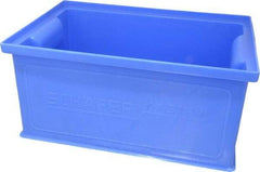 SSI Schaefer - 0.25 Cu Ft, 22 Lb Load Capacity Blue Polyethylene & Conductive PP Tote Container - Stacking, 12.3" Long x 8.3" Wide x 5.8" High - Americas Tooling