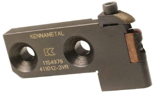 Kennametal - Series V-Bottom Round, Right Hand, 411-VR Toolholder Compatibility, R..V45 Insert Compatibility, Indexable Turning Cartridge - Clamp Holding Method, 38.1mm Max Depth of Cut - Americas Tooling