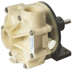 Pentair - 1/2 HP, Corrosion Resistant Pump - 1-1/2 Inlet Size, 1-1/2 Outlet Size, Polypropylene - Americas Tooling