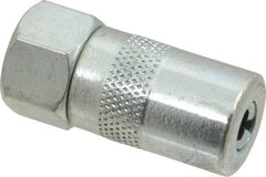 PRO-LUBE - 10,000 Operating psi, 1/8 Thread, Spring Steel Grease Gun Coupler - NPT Thread - Americas Tooling