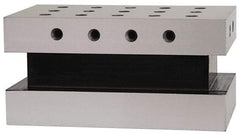 Suburban Tool - 3-1/2" Wide x 6" Deep x 3" High Steel Precision-Ground Angle Plate - Standard Plate, Machined Holes on Surface, Open End, Single Plate - Americas Tooling