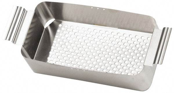 L&R Ultrasonic - Parts Washer Basket - 4" High x 6" Wide x 11-3/4" Long, Use with Ultrasonic Cleaners - Americas Tooling