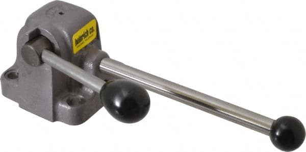 Heinrich - 3-3/16" Base Width/Diam, Work Positioner - 9" Bar Length, 3-5/16" Base Length, 2-7/8" Max Height, Model Number 2-FL - Americas Tooling