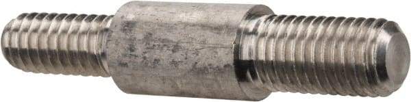 Schaefer Brush - 1-1/2" Long, 12-24 Male, Aluminum Adapter - 1/4" Diam, 1/4-28 Male, For Use with Steel Rods - Americas Tooling