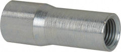 Schaefer Brush - 2" Long, 3/8" NPT Female, Galvanized Steel Adapter - 1" Diam, 1/4" NPT Female, For Use with Tube Brushes & Scrapers - Americas Tooling