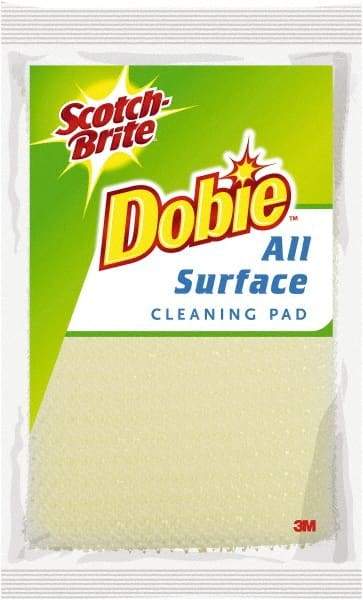 3M - 4" Long x 2-1/2" Wide x 1/2" Thick Sponge - Light-Duty, White - Americas Tooling