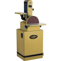 Powermatic - 48 Inch Long x 6 Inch Wide Belt, 12 Inch Diameter, Combination Sanding Machine - 3/4 HP, Single Phase - Americas Tooling